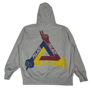 Palace JCDC2 Jean Charles de Castelbajac Tri Ferg Logo Hoodie Men's Large Skater